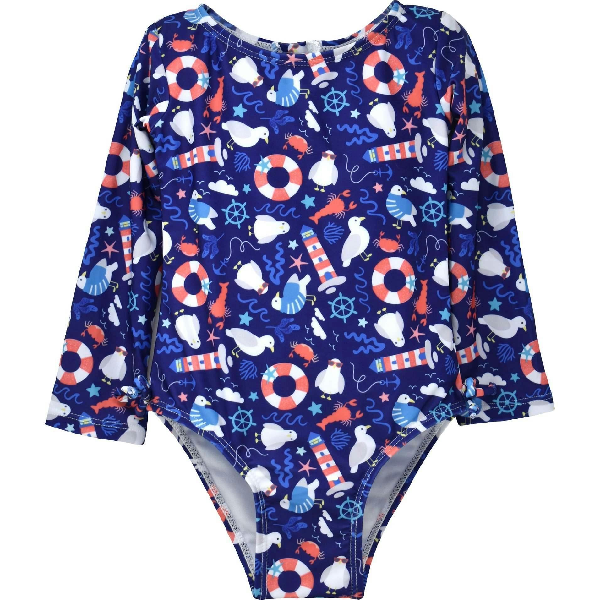 UPF 50+ Charlie L/S Rash Guard Swimsuit
