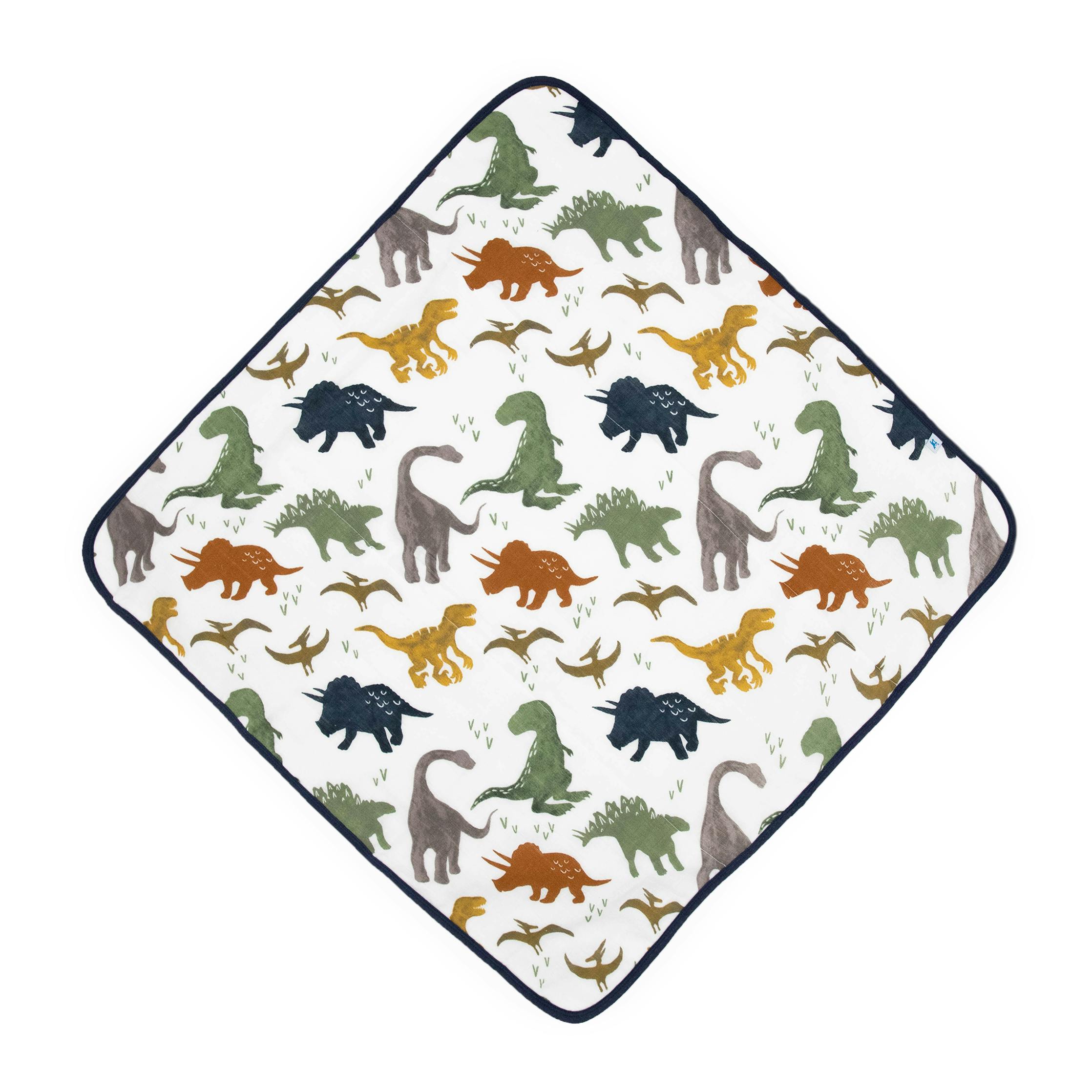 Infant Hooded Towel - Dino Friends