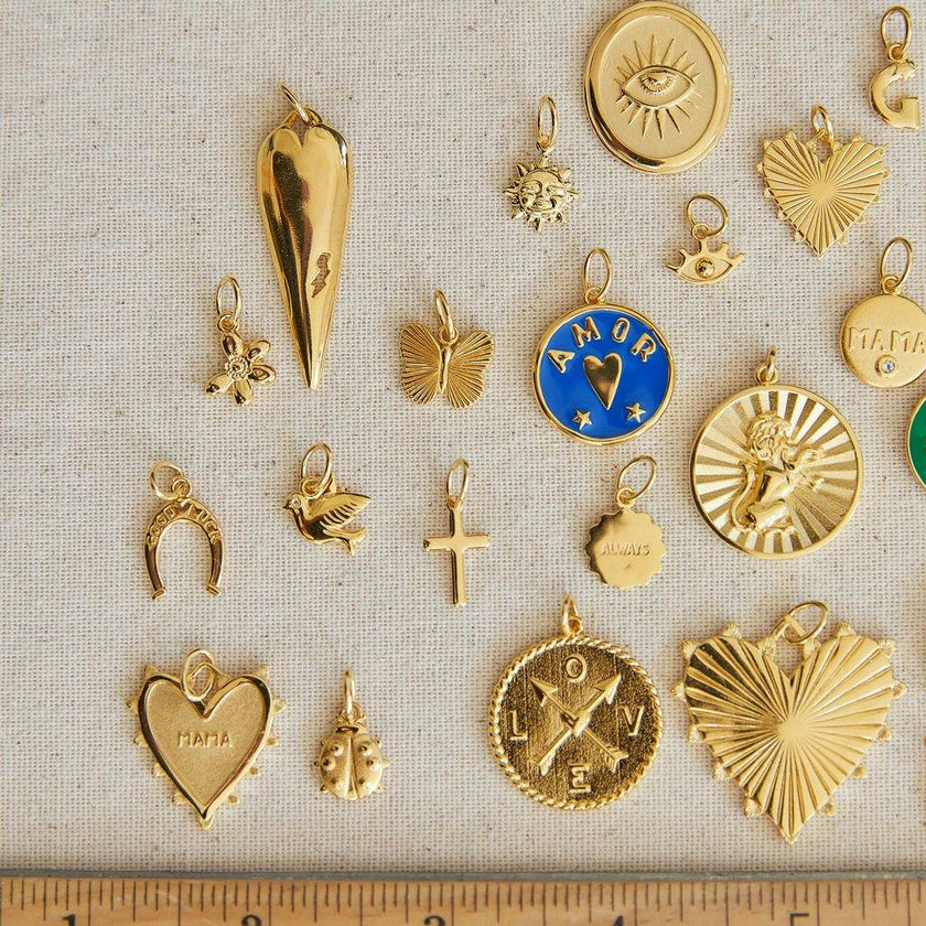 Loves Me Flower Charm