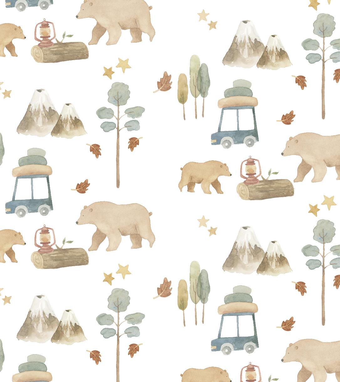 Forest Adventure Pima Hooded Towel