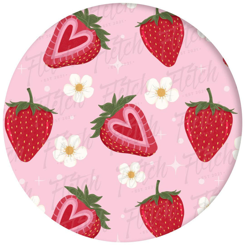 Strawberry Fields Ruffle Snoozer
