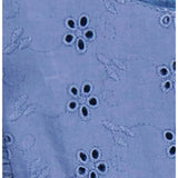 Sophie Girls Tassel Dress Ocean Blue Eyelet, Ocean Blue Eyelet