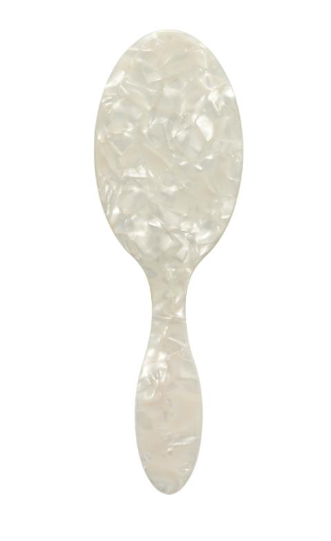 Grande Detangling Hair Brush in White Shell