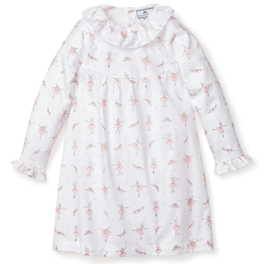 Girl's Twill Scarlett Nightgown in Sugar Plum Fairy