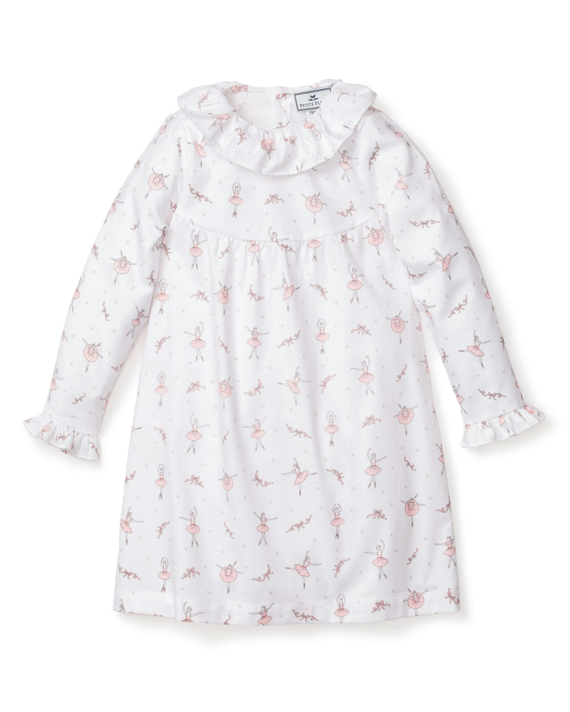Girl's Twill Scarlett Nightgown in Sugar Plum Fairy