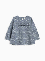 Sorren Ruffle Long Sleeve Top - Millie Floral