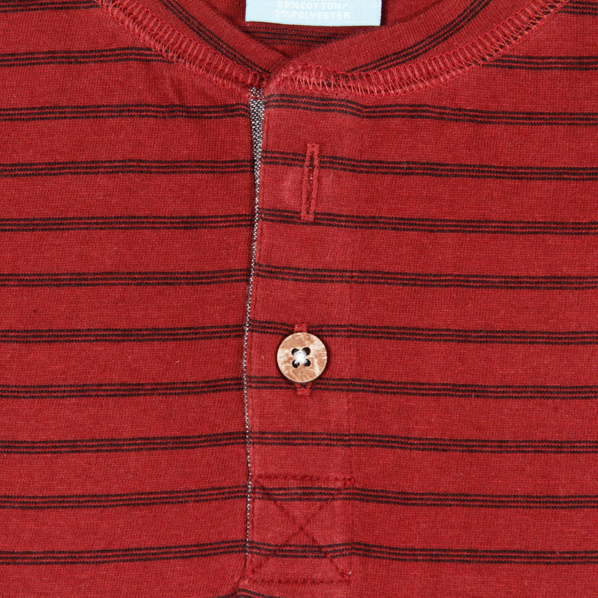 Ray Striped Henley Boy