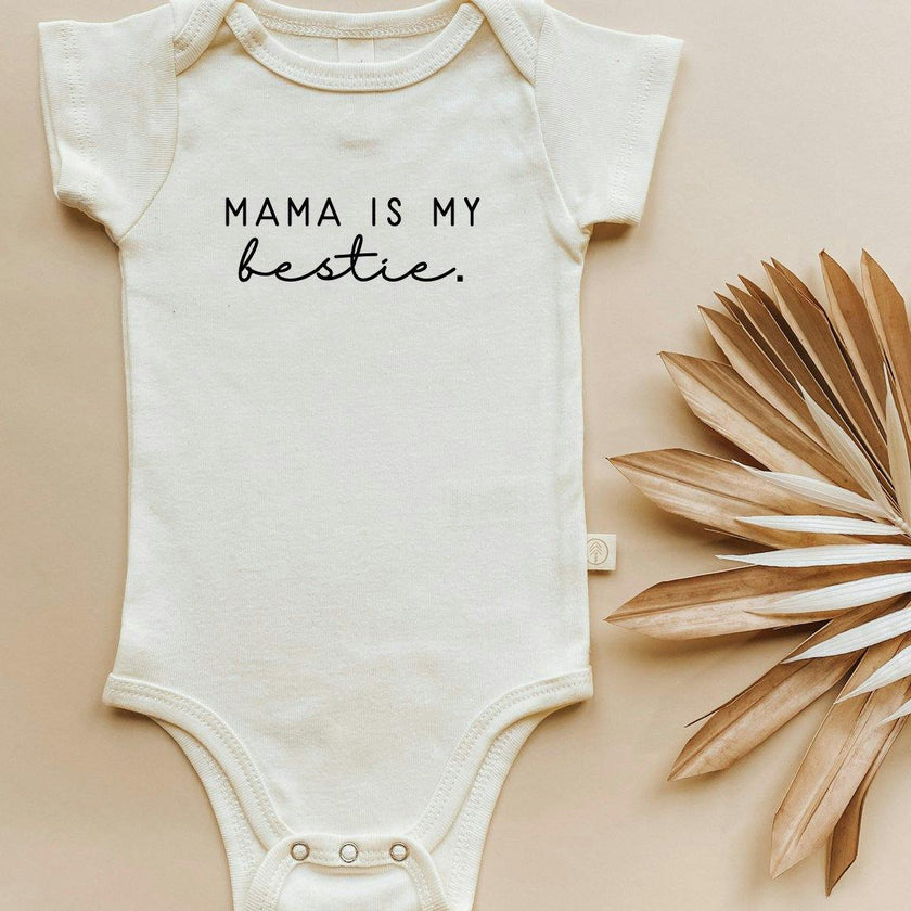 Mama is my Bestie Organic Baby Bodysuit