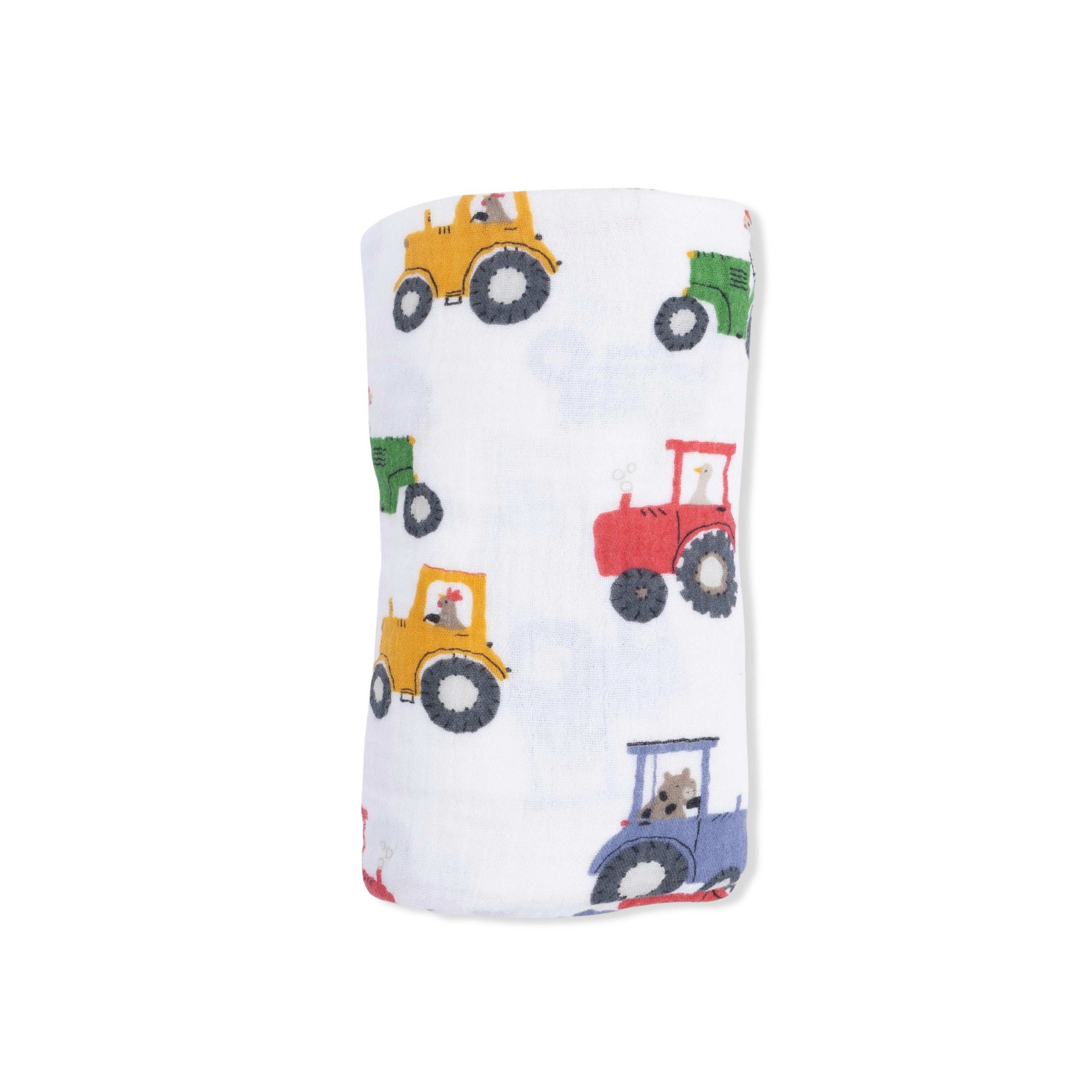 Tractor Friends - Swaddle Blanket