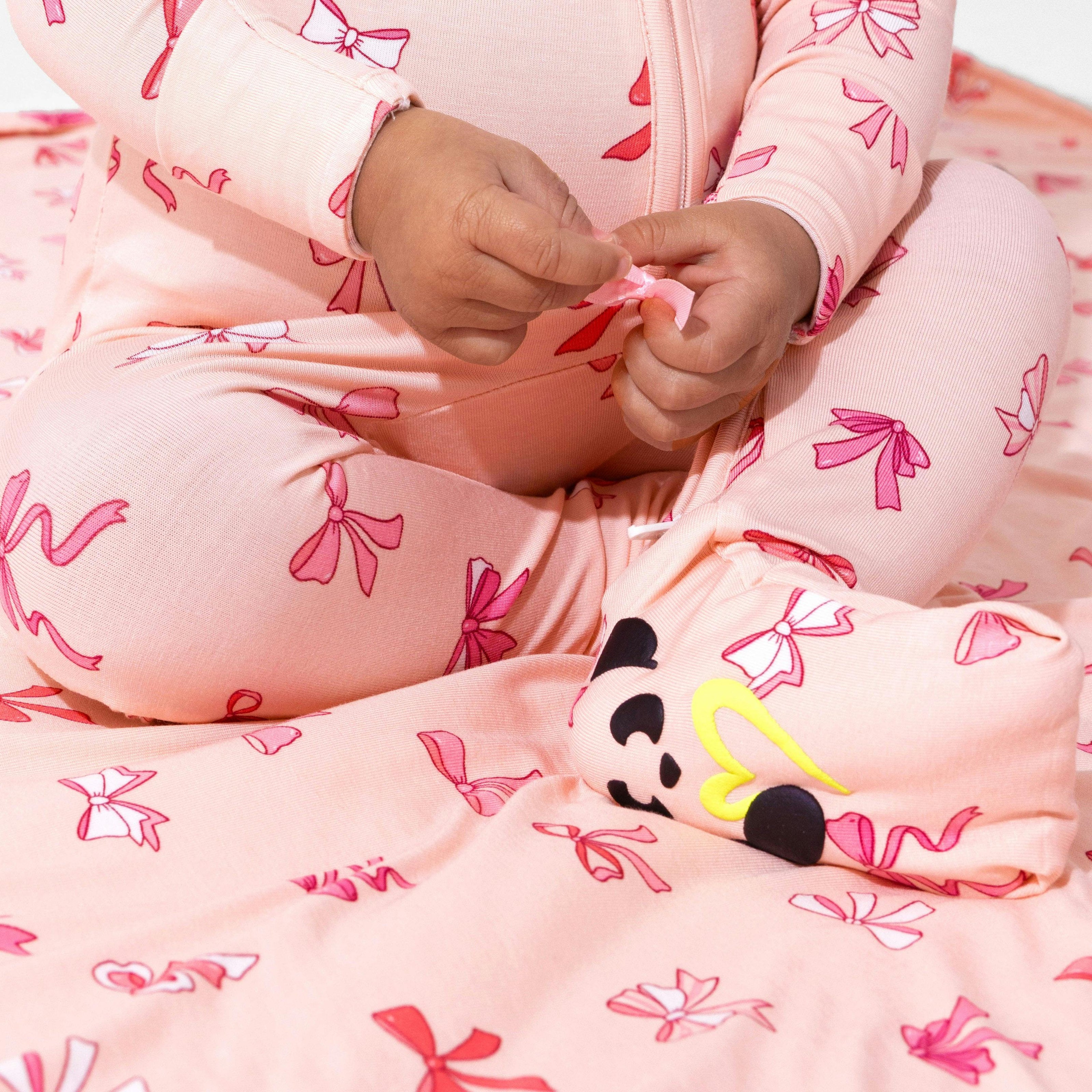 Take A Bow Bamboo Convertible Footie