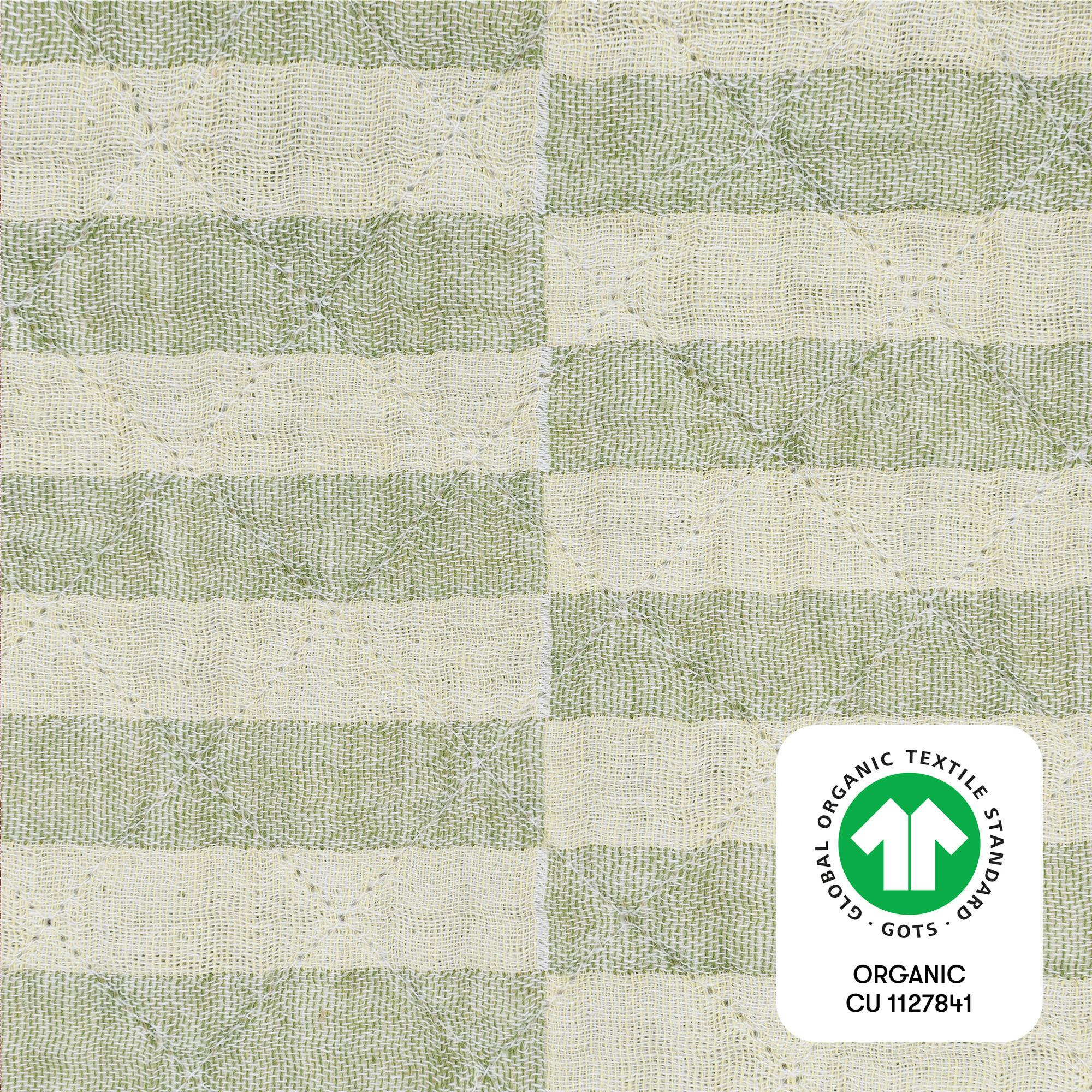 Quilted GOTS Certified Organic Muslin Cotton Changing Pad Cover