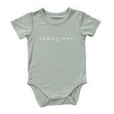 Baby Boy Short Sleeve Bodysuit in Home Grown
