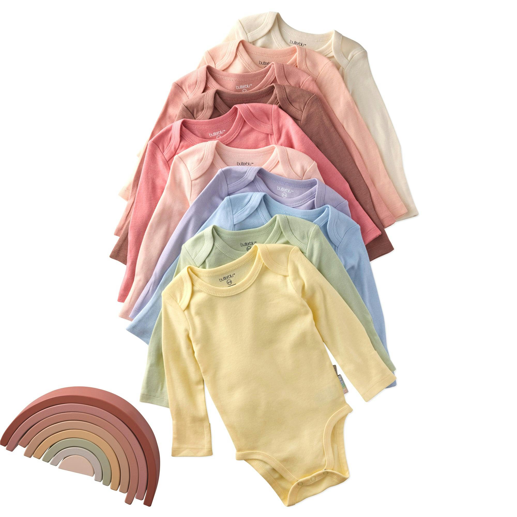 BLAKE 10-Pack Long Sleeve Bodysuit