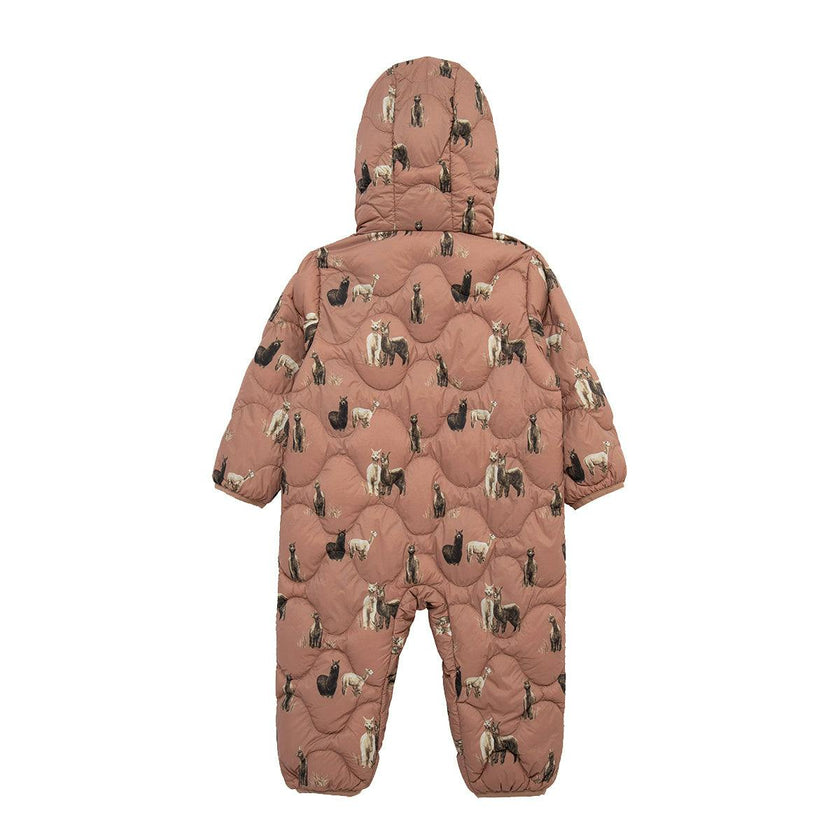 Lightweight Down Hooded Jumpsuit
