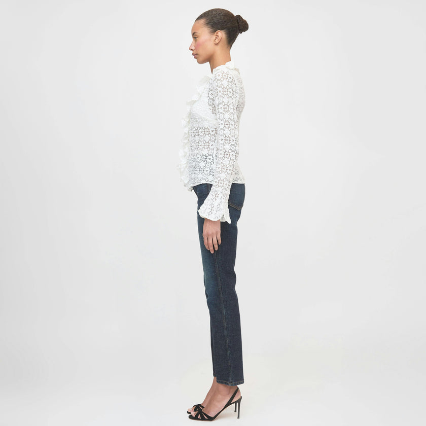 The Gabriella Top - White Lace