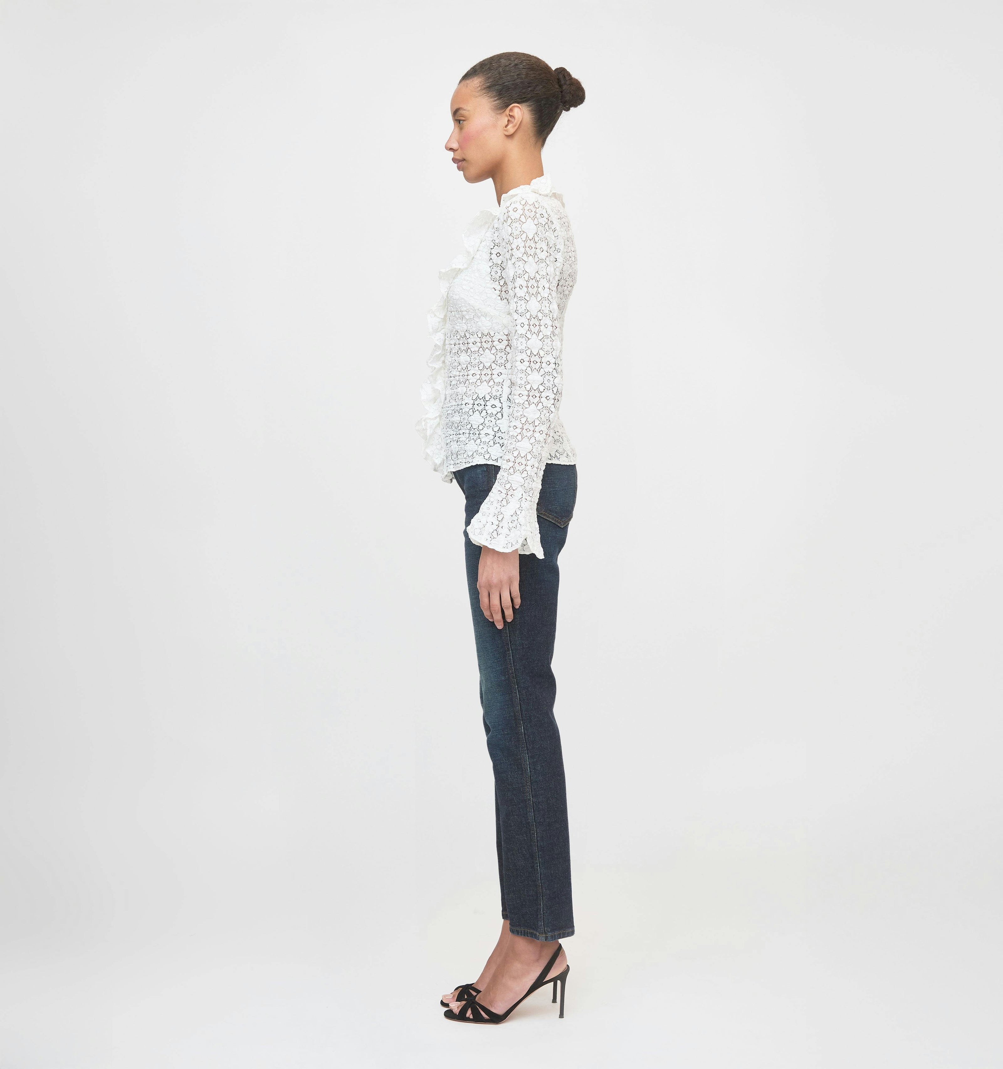 The Gabriella Top - White Lace