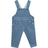 TARTINE ET CHOCOLAT COTTON BABY SALOPETTE - GRAY BLUE