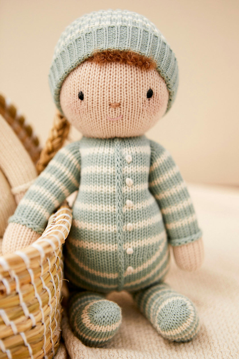 Baby Liam doll Jade & Natural 11"