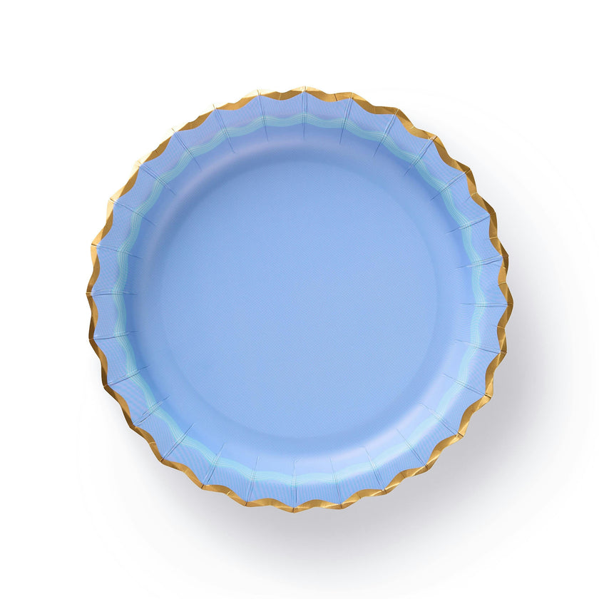 Rainbow Ric Rac Assorted Dinner Plates (10 count)