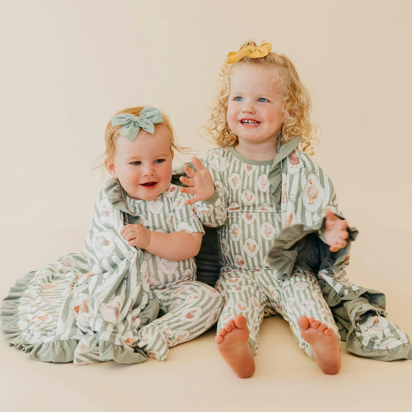 Ruffled Three-Layer Quilt - Constance