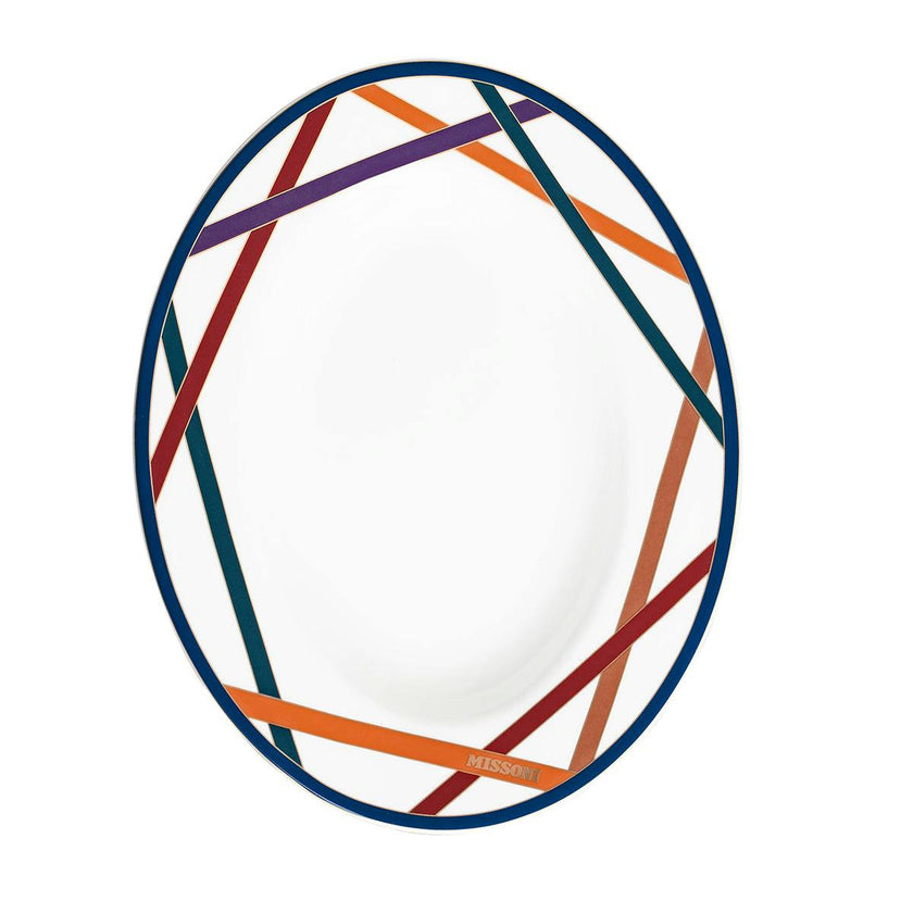 Pickle Dish NASTRI  Multicolor diam. 9"