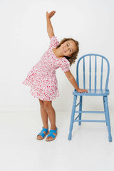 Hearts Print Mirrorball Dress