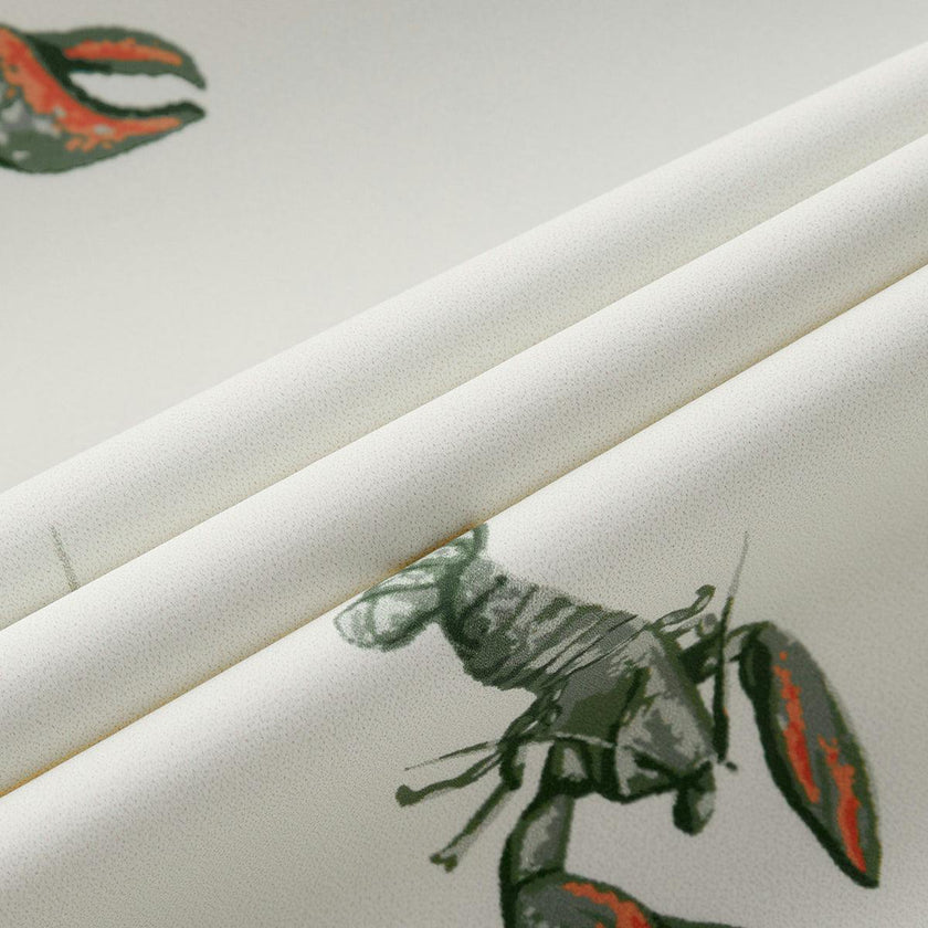 Mint Lobster Long Sleeve Pocket Bib