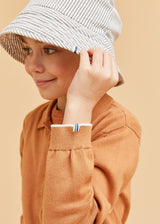 Seersucker Beach Hat