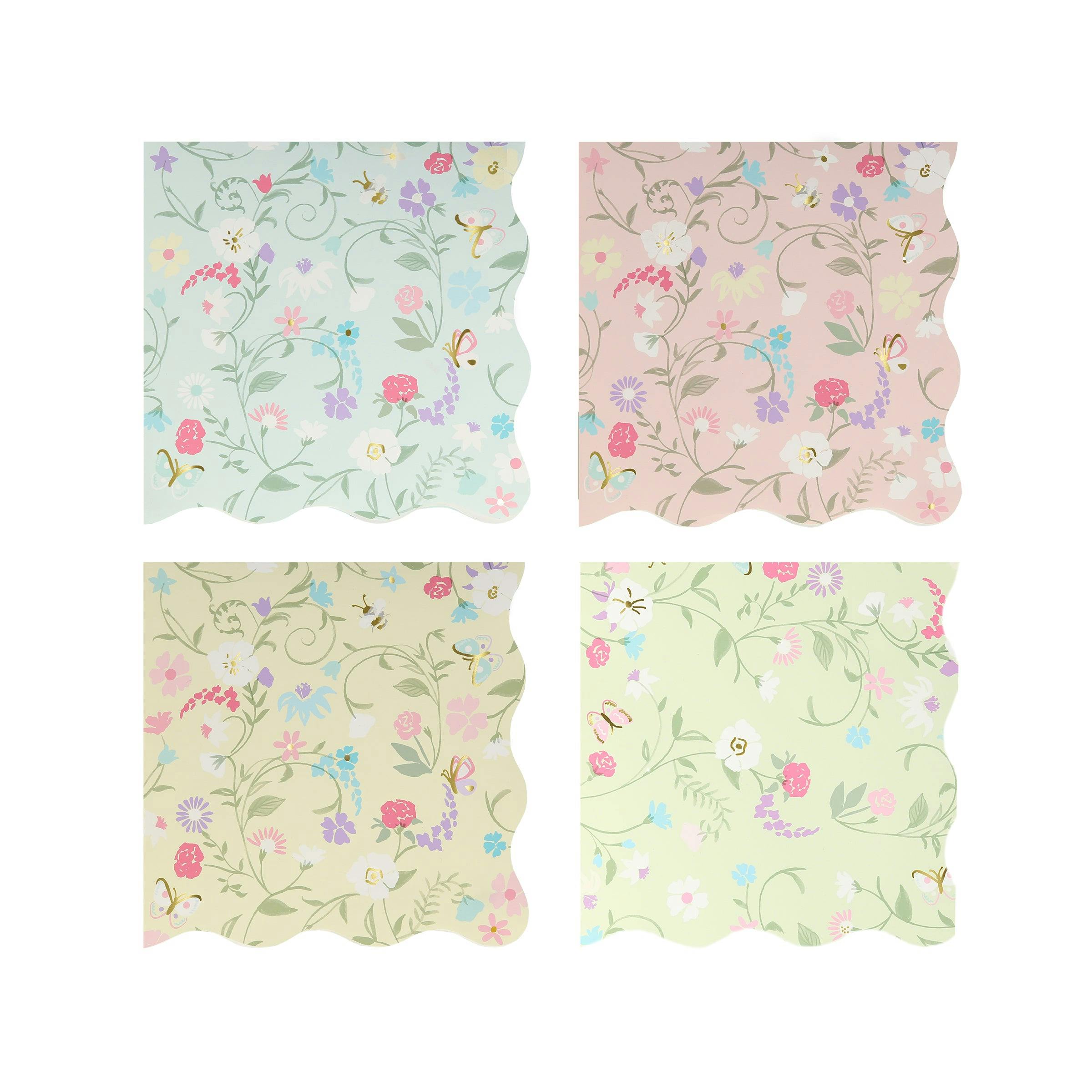 Meri Meri x Ladurée Paris Floral Small Napkins