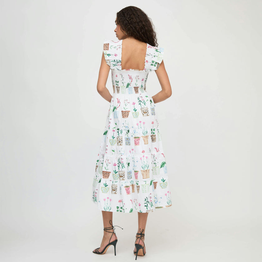 The Ellie Nap Dress - Flower Pots