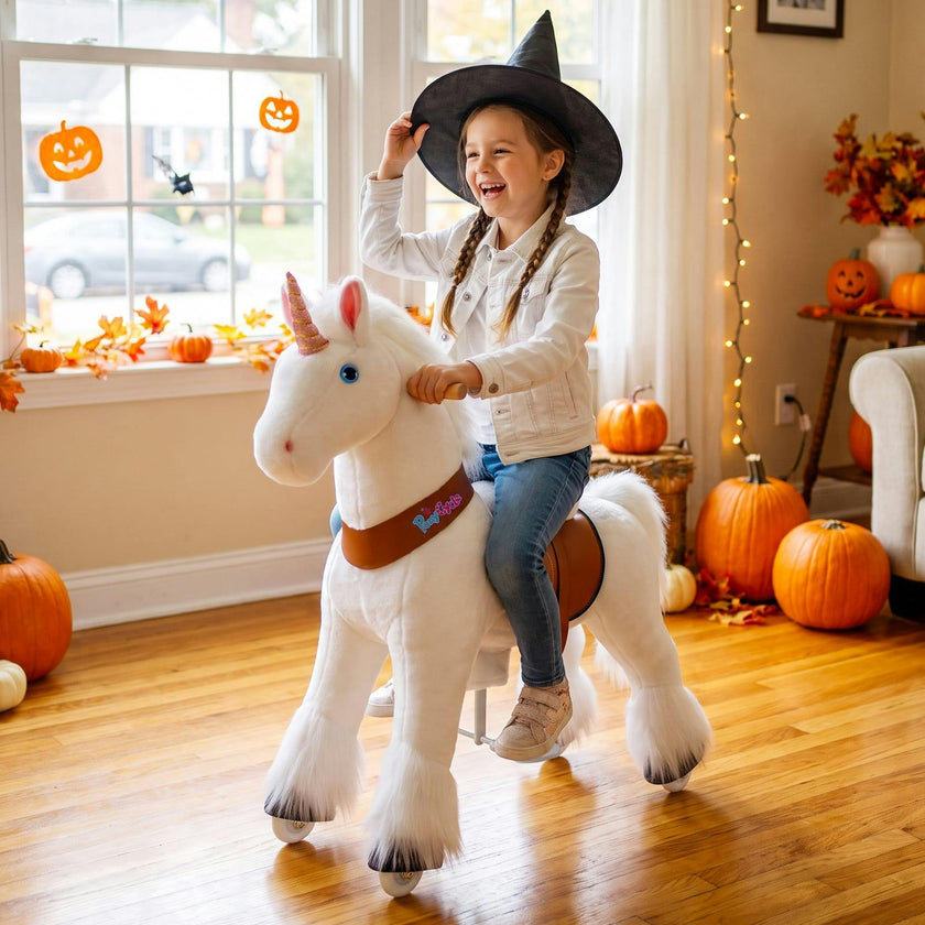 Model U® Unicorn Ride-On Toy Age 4–7 – White