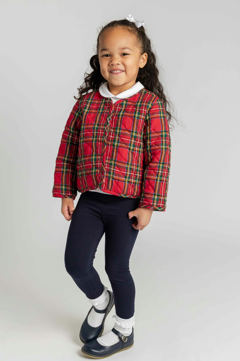 Plaid Quilted Jacket