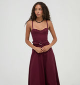 The Fiona Dress -  Mulberry