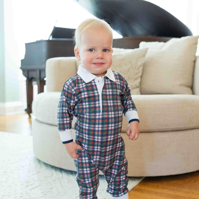 Plaid Knit Longall