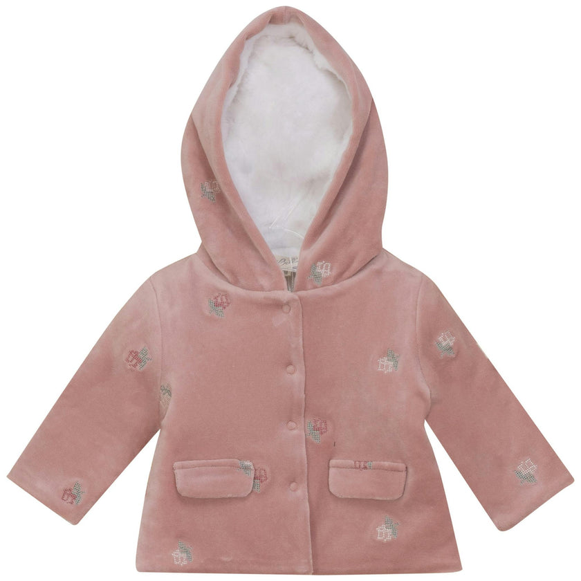 Embroidered Bear or Flower Jacket