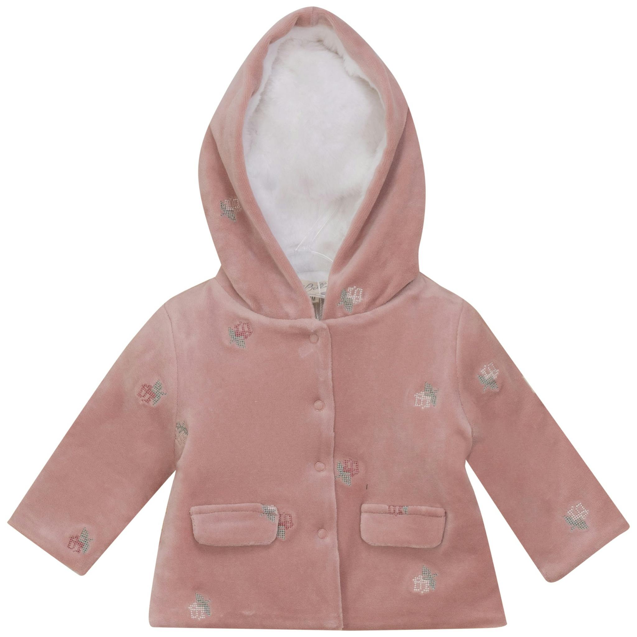 Embroidered Bear or Flower Jacket