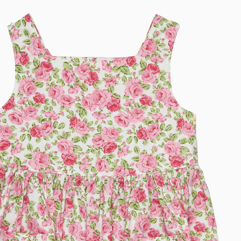 Adelina Summer Dress in Pink Petite Rose