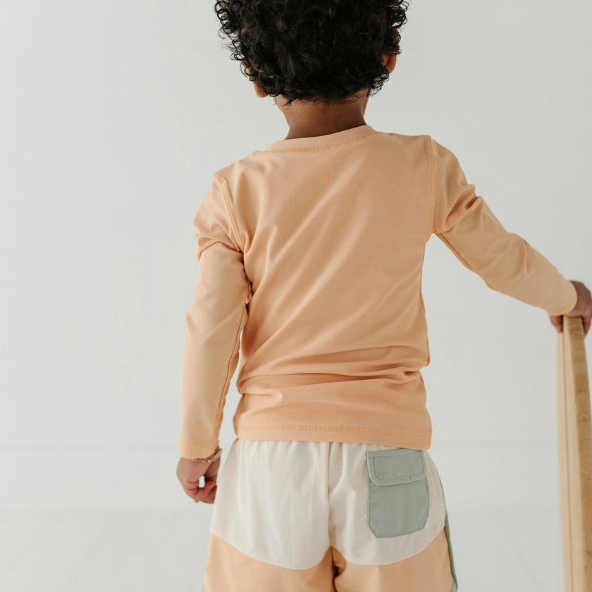 Boy's Colorblock Swim Shorts