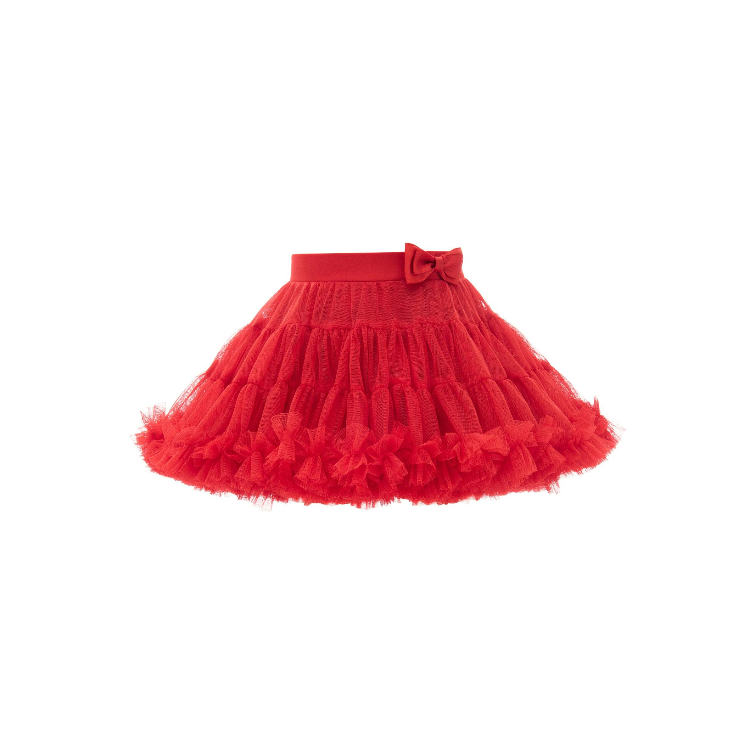 Red Bow Tutu Skirt