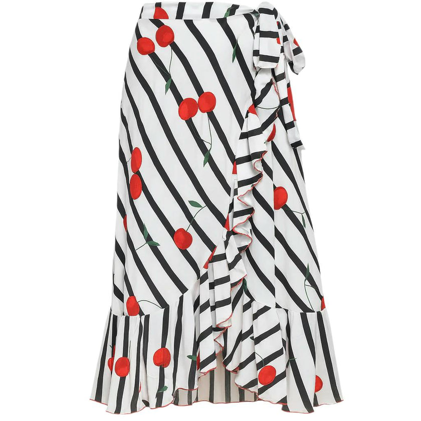 Women's Ruffle Resort Wrap Skirt – Cherry On Top