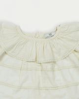 Daisy Baby Blouse & Bloomer Set - Ivory