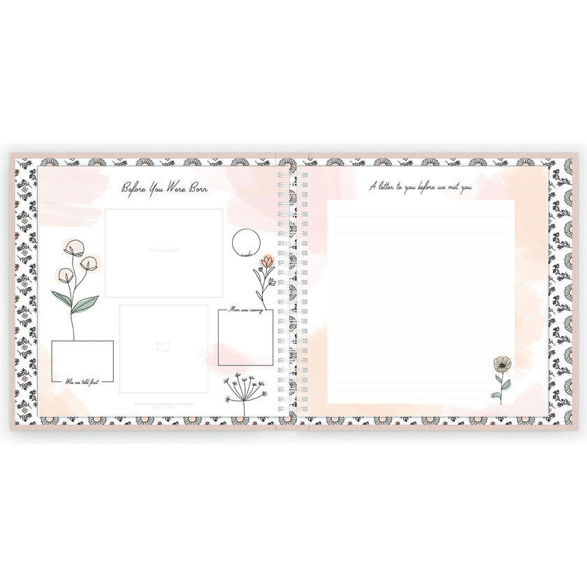 Wildflower Meadow Luxury Baby Memory Book