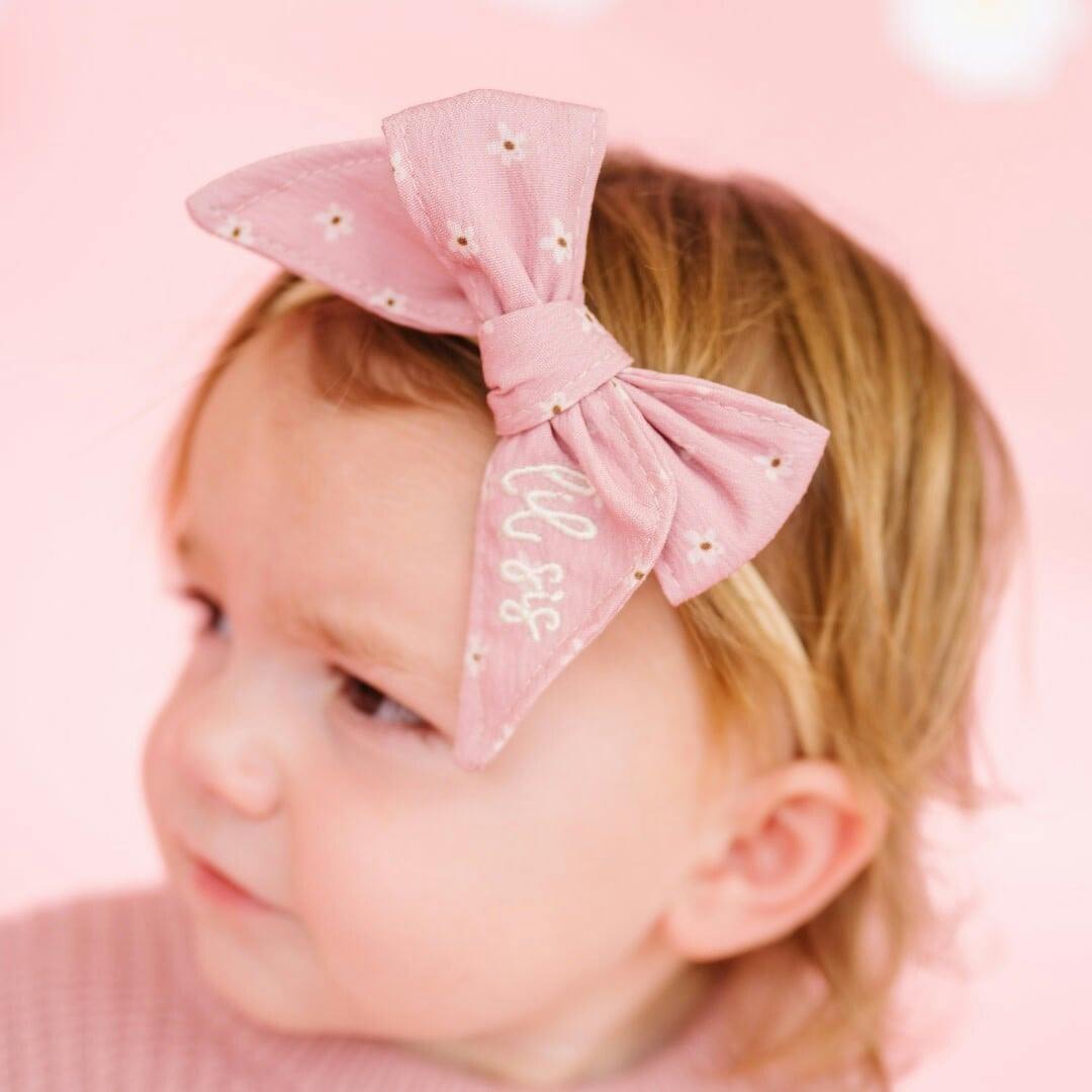 Lil Sis Bow Baby Headband