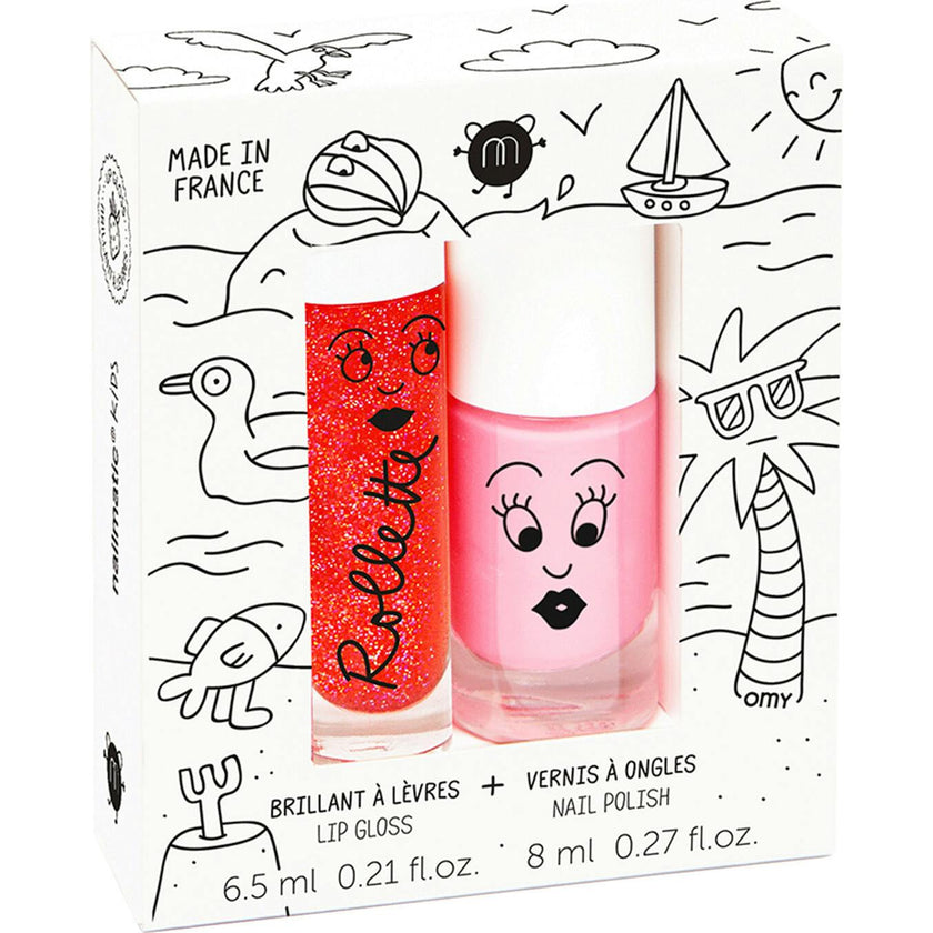 Polish & Lip Gloss Holidays Set