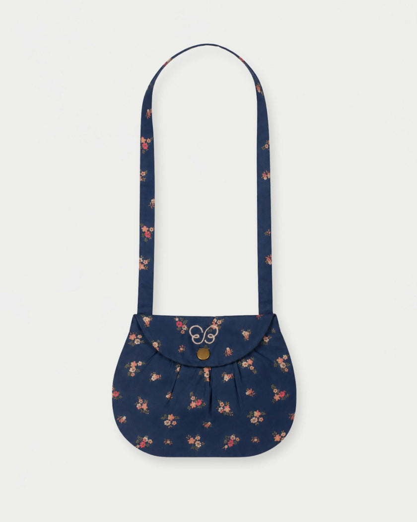 Hudson Purse - Ditsy Bouquet Navy
