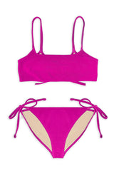 Maillot de bain deux pièces Ado,  Bralette & Bikini - Terry Berry Pink