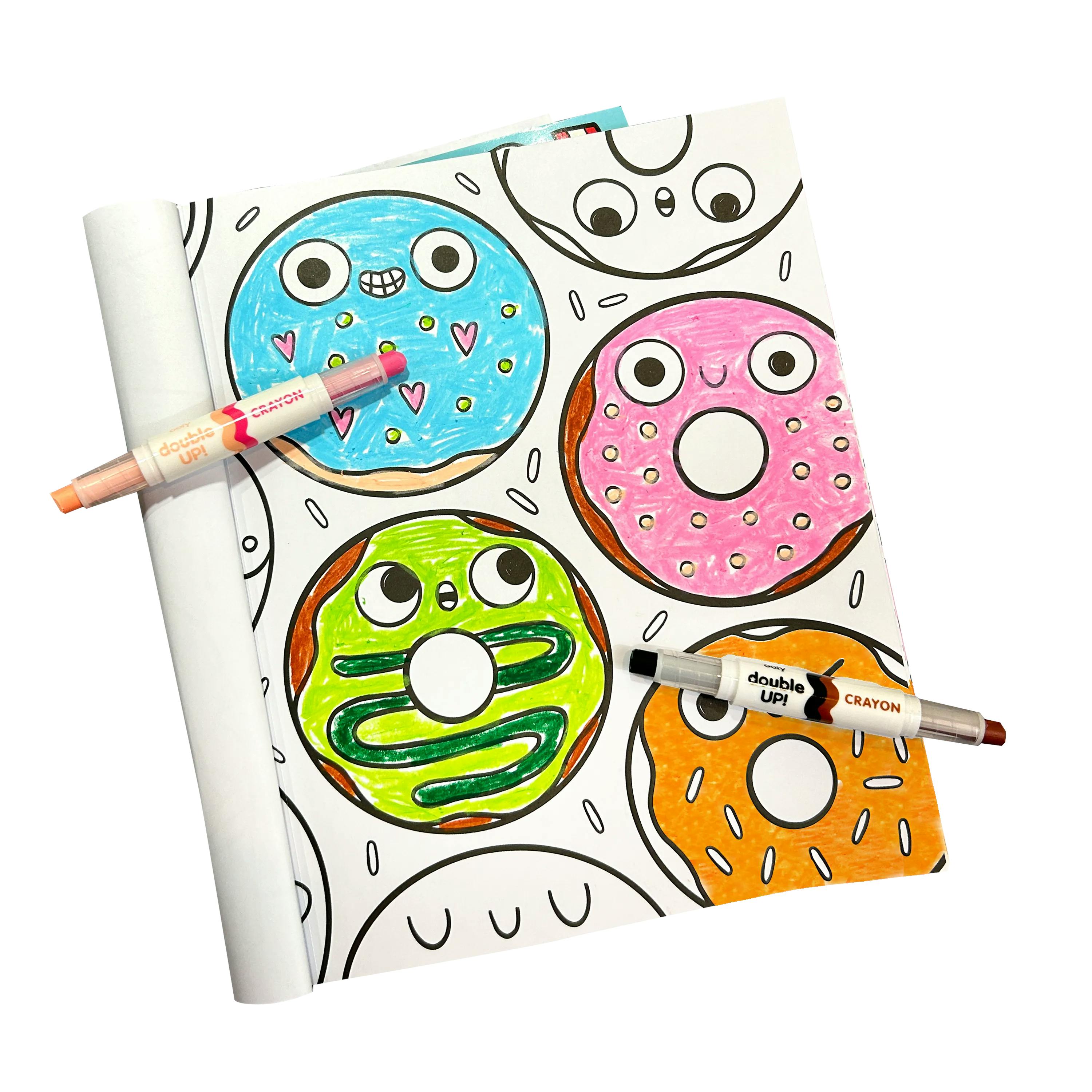 Double Up! Double-Ended Crayons - 12 Colors - Set of 6