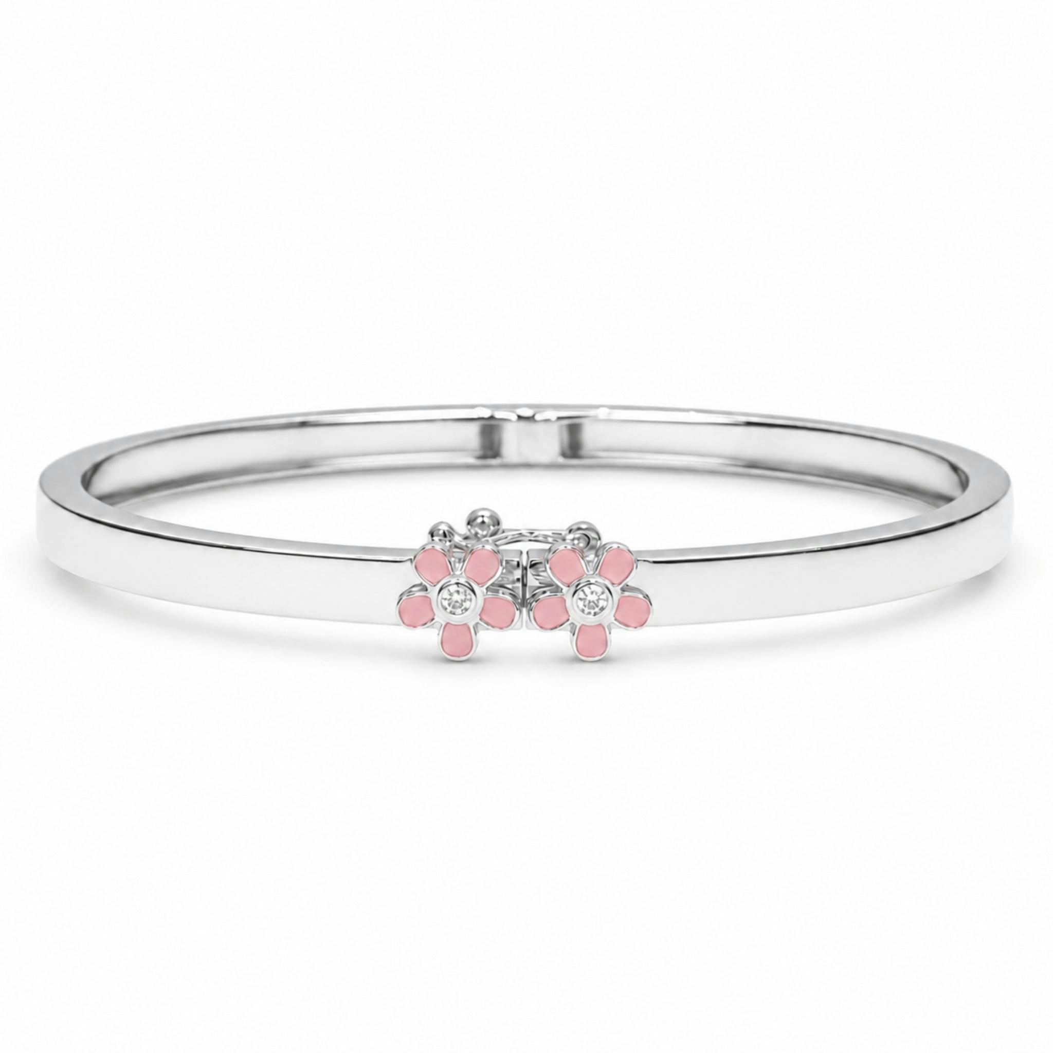 Melodie Pink Fleur Bangle