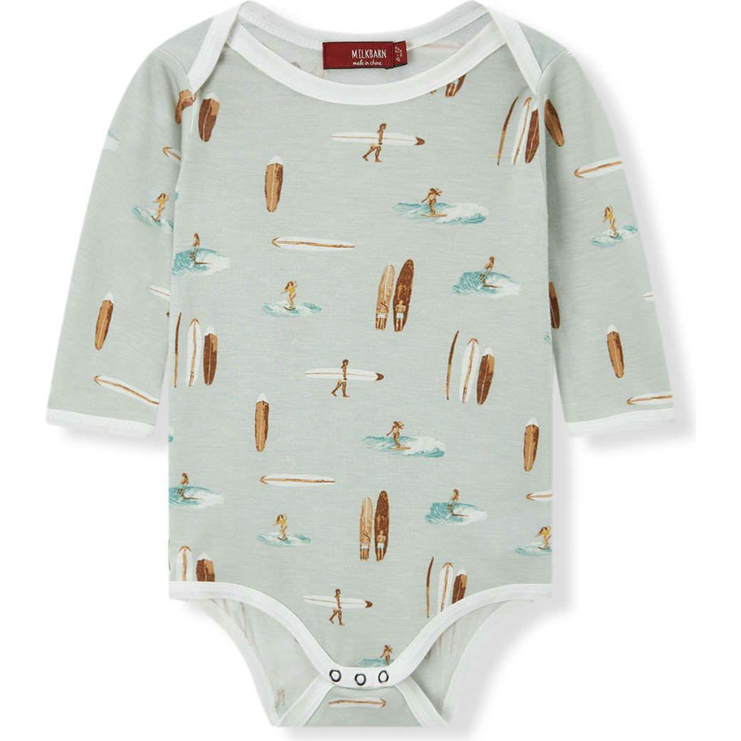 Vintage Surf Bamboo Long Sleeve One Piece