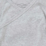 Long Sleeve Kimono Bodysuit - Grey
